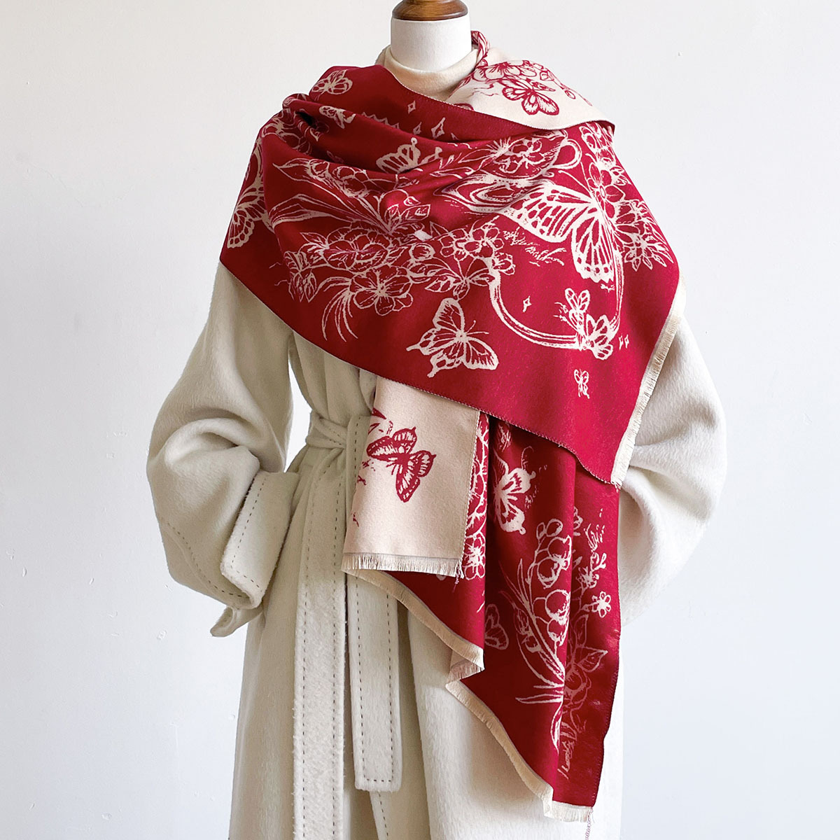 Bufanda de imitación de cachem - Pashmina Wrap Large reseña y precio