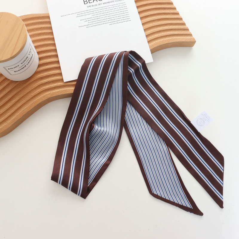 2025 nueva bufanda de seda peq - Silk Tie Striped reseña y precio