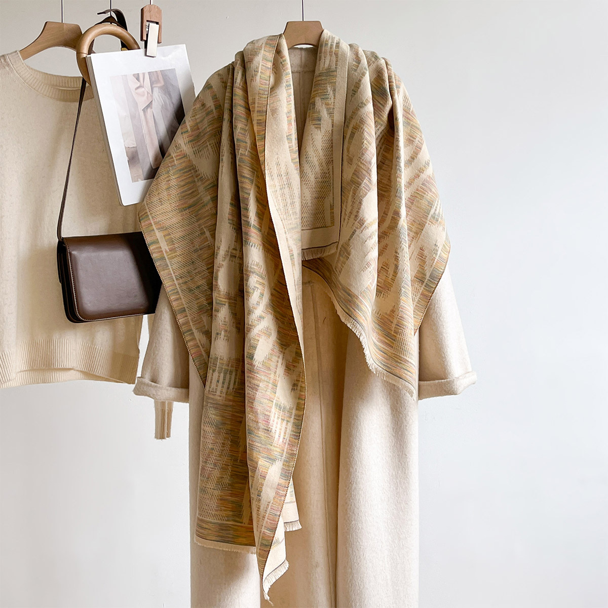 Bufanda de imitación de cachem - Pashmina Wrap Large reseña y precio