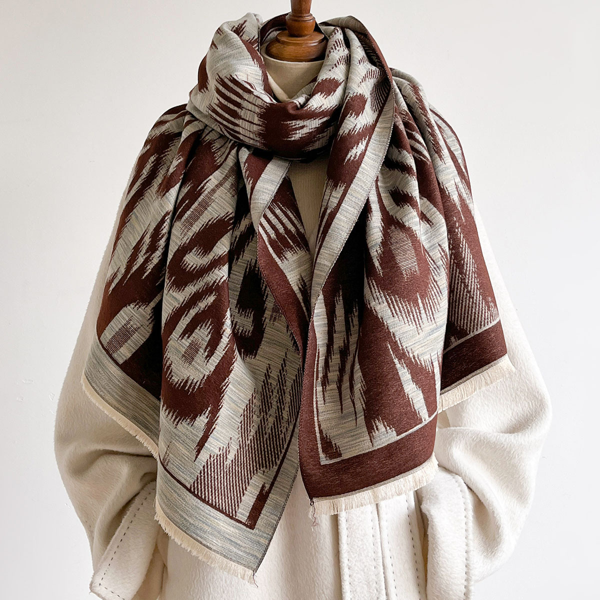 Bufanda de imitación de cachem - Pashmina Wrap Large reseña y precio