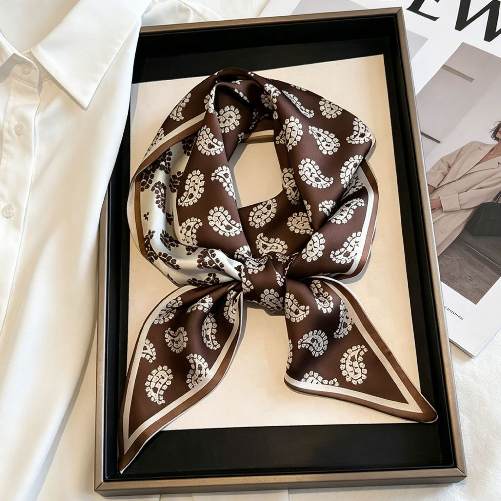 Pañuelos de seda de lujo para  - Head Wrap Turban reseña y precio