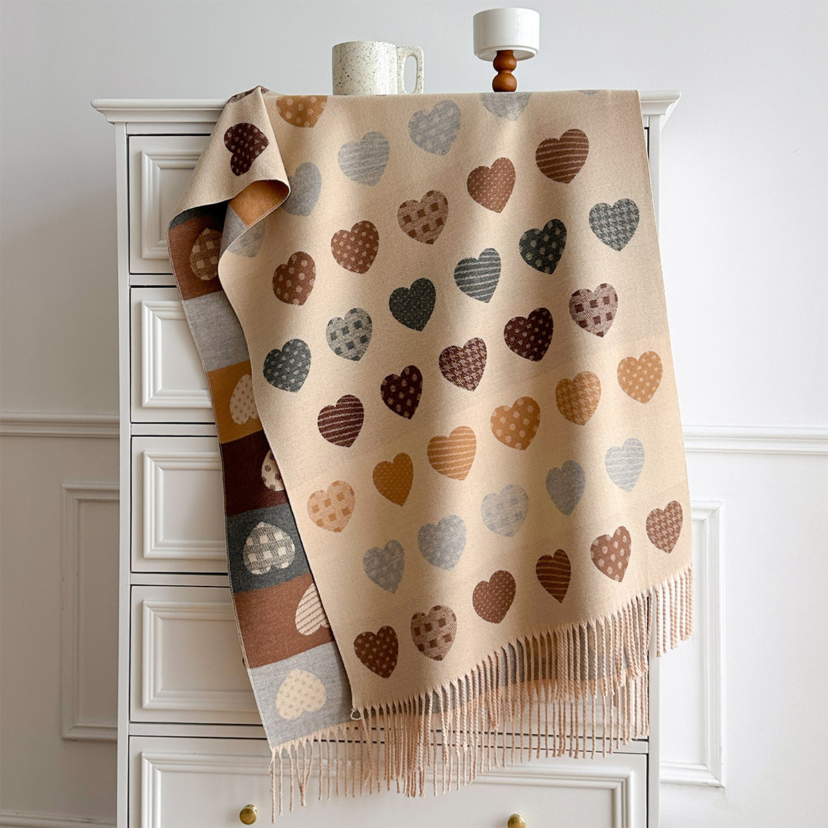 Bufanda de imitación de cachem - Pashmina Wrap Large reseña y precio