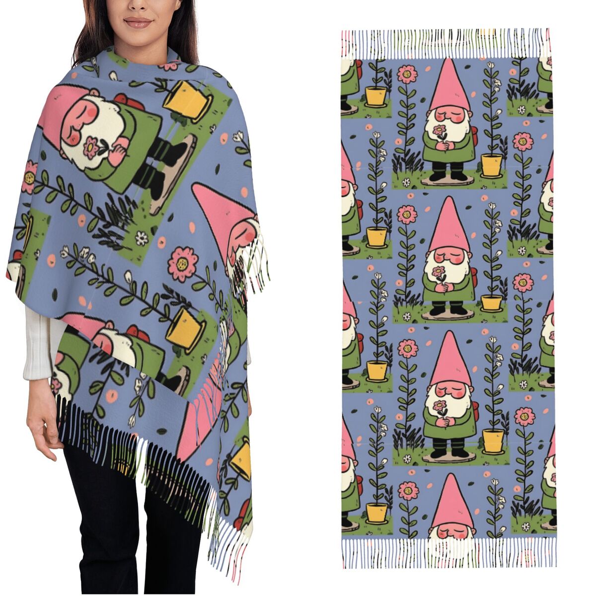 Chales míticos de Gnomo de jar - Pashmina Wrap Large reseña y precio