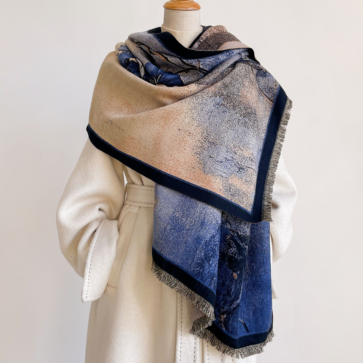 Bufanda de imitación de cachem - Pashmina Wrap Large reseña y precio