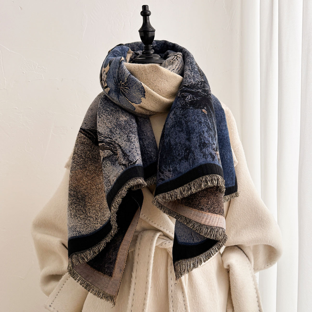 Bufanda de imitación de cachem - Pashmina Wrap Large reseña y precio