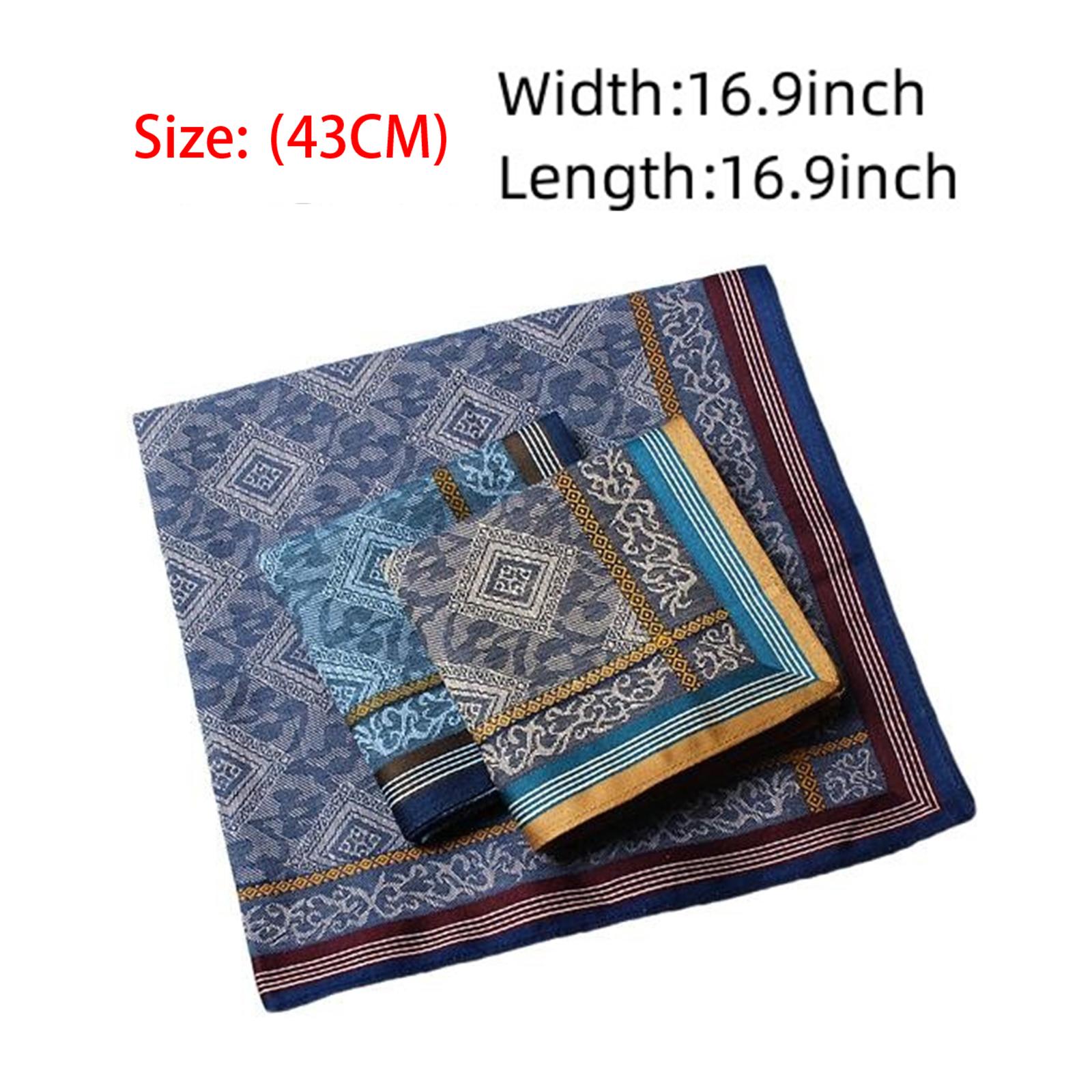 3 Pañuelos de Bolsillo de Algo - Handkerchief Cotton Men reseña y precio