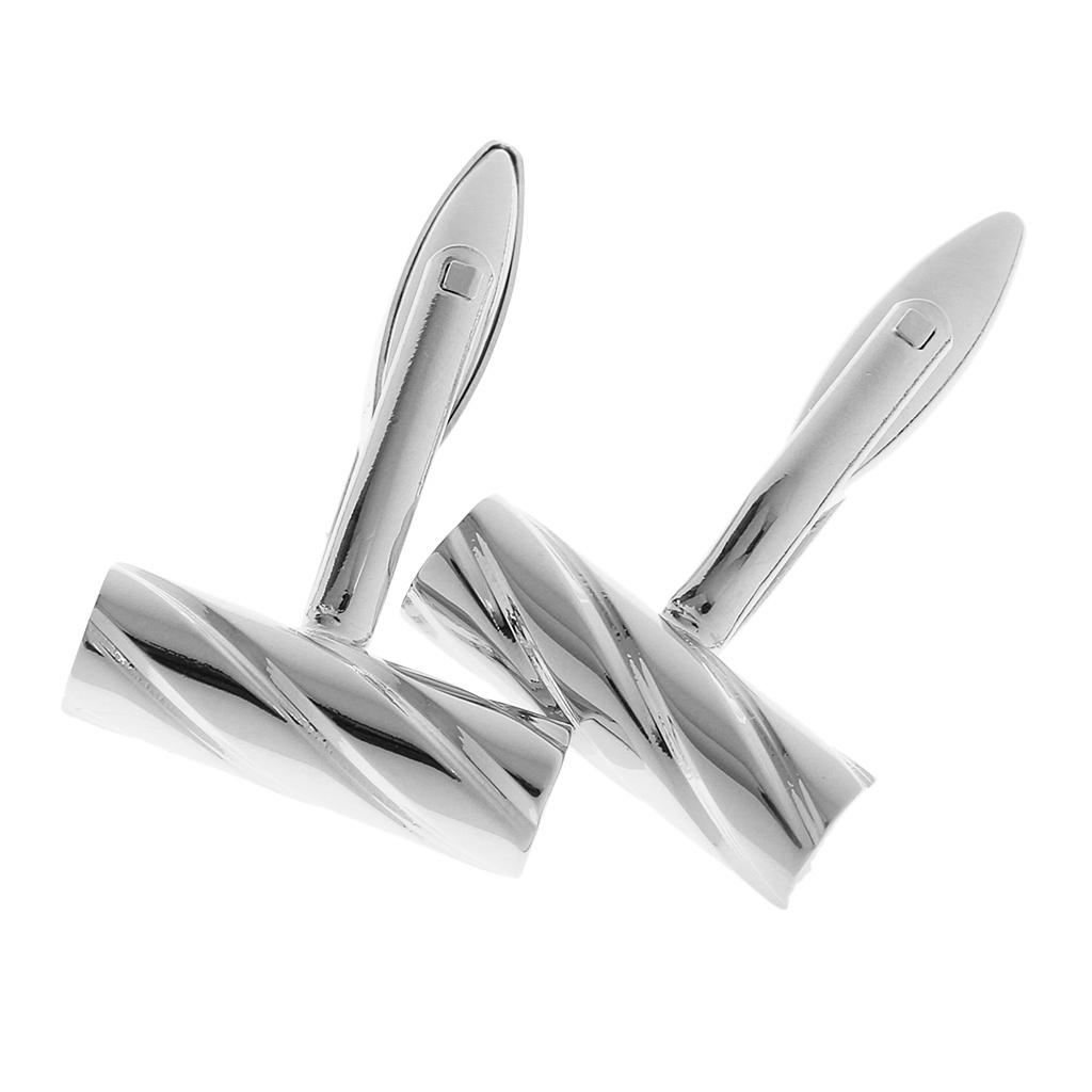 Mancuernillas de Concha de Car - Tie Clip Silver reseña y precio